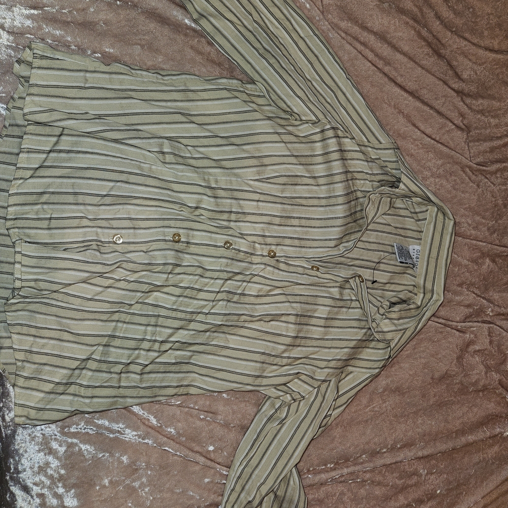 George Beige Striped Blouse